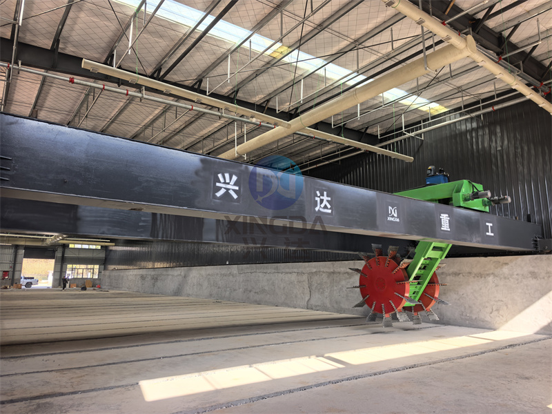 16米翻拋設(shè)備輪盤式翻拋機(jī)試機(jī)現(xiàn)場(chǎng)